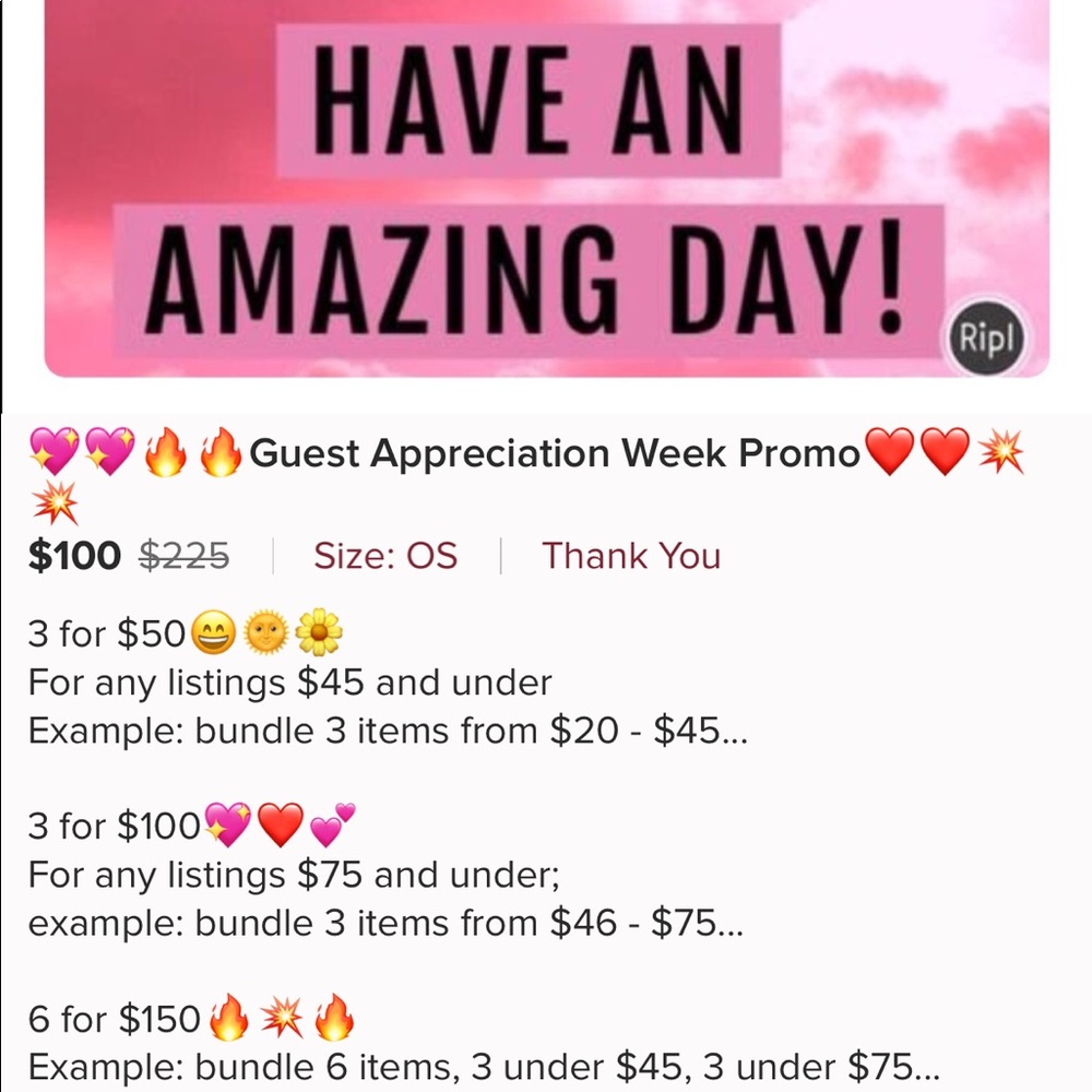 💖💖🔥🔥Guest Appreciation Week Promo❤️❤️💥💥